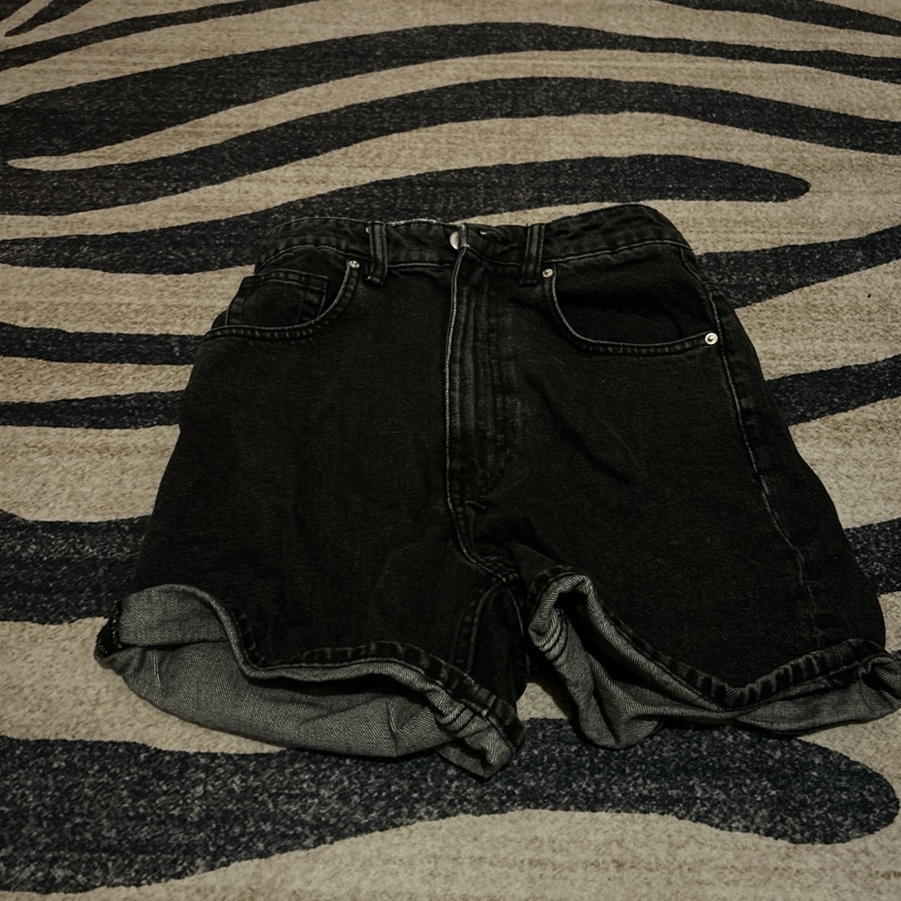Zara Black Jean Shorts